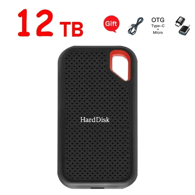 2025 Original SSD Hard Disk 1TB External Hard Drive 2TB Mobile Drive Hard Disk High Speed for Laptop/Computer/PC ssd 2tb