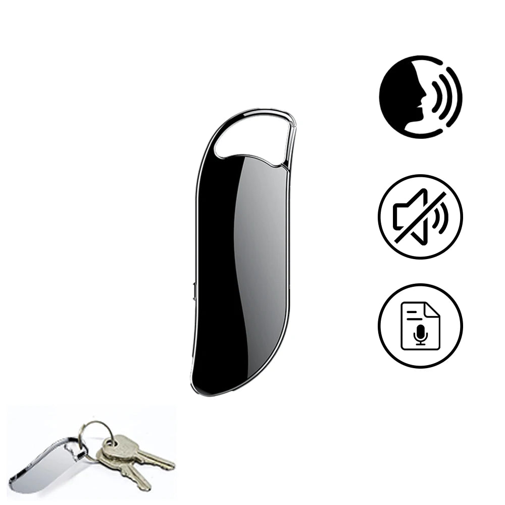 V11 Smart Audio Mini Voice Recorder 32GB 64GB USB Drive Voice Activated Dictaphone Keychain Audio Recorder for Meeting Business