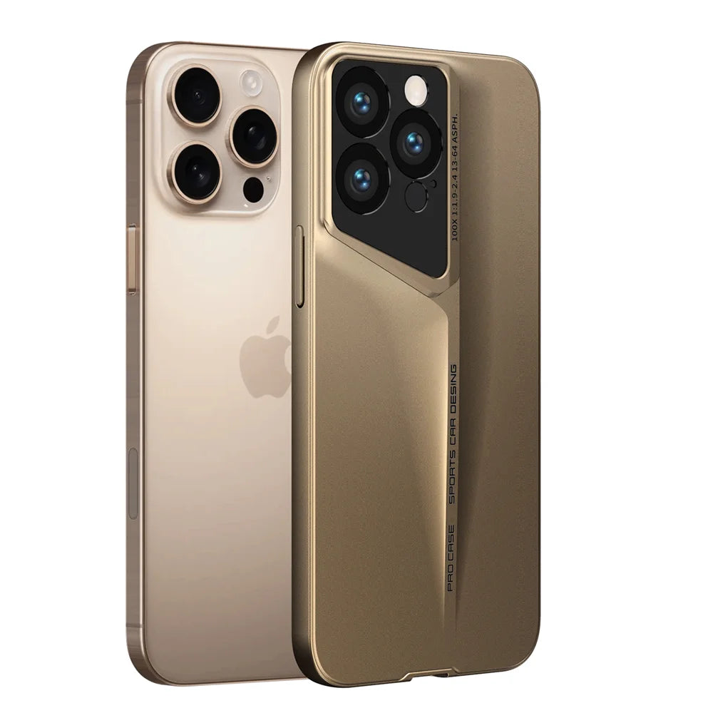 16 ProMax Plus Ultra Thin Matte PC Phone Case for iPhone 15 ProMax 14 15 16 Pro Max 15pro Full Lens Protective Hard Bumper Cover