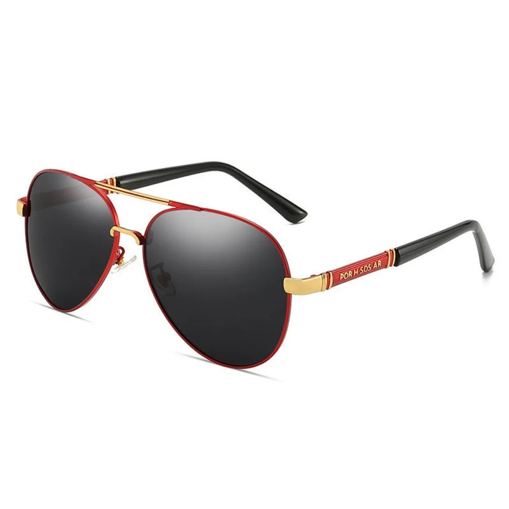Aviator Sunglasses for Men Polarized Original Classic UV400 Light Frame UV Protection Mens Sun Glasses Sun Protection Fishing Sh
