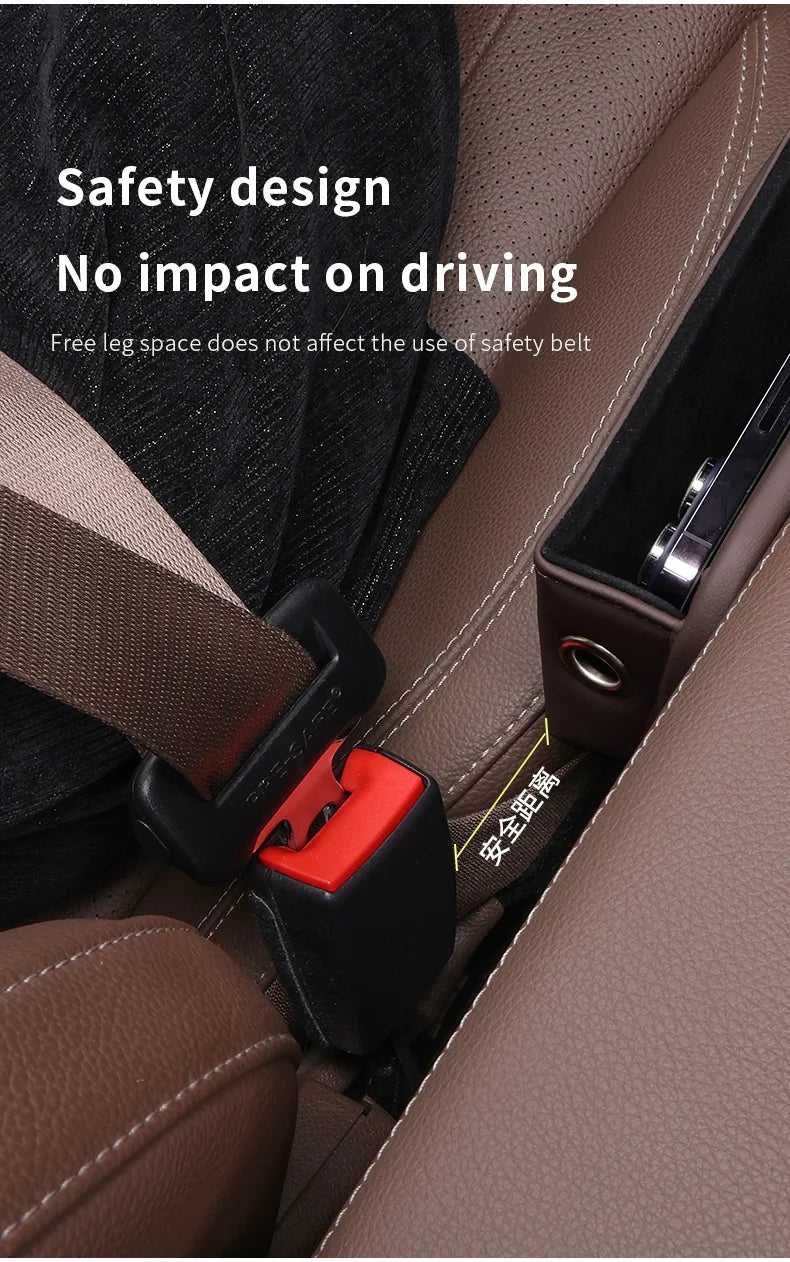 For Mercedes-Benz A B C E S V R-Class A45 C43 CLA GLA GLB GLC SLK SL Car Seat Gap Multifunction Storage Box Seat Gap Cup Holder