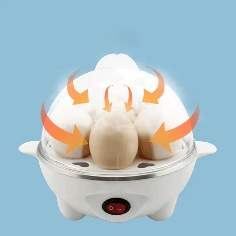 Multifunctional Electric Egg Cooker Automatic Egg Boiler 7 Eggs Mini Egg Streamer Kitchen Breakfast Machine Mini Egg Boiler