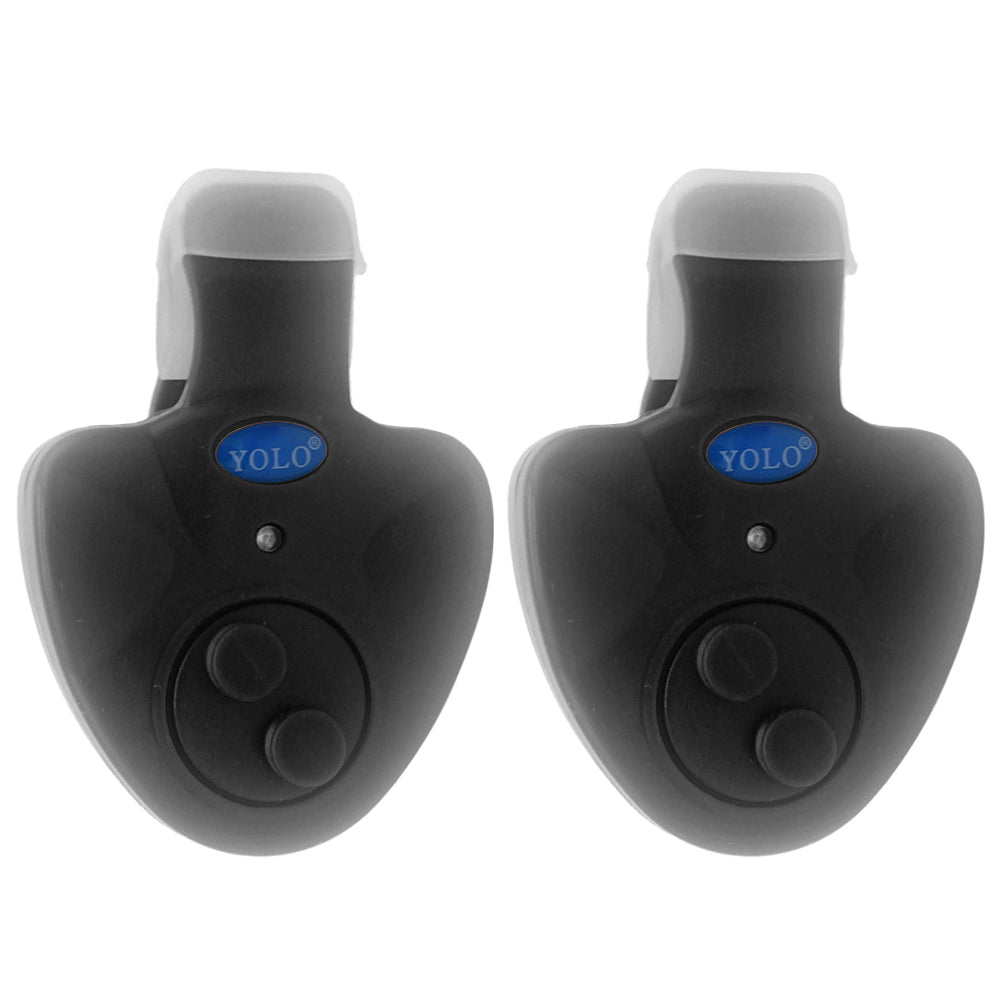 FLYSAND Fishing Fish Bite Alarm Electronic Buzzer on Fishing Rod with Loud Siren Daytime Night Indicator With Battery