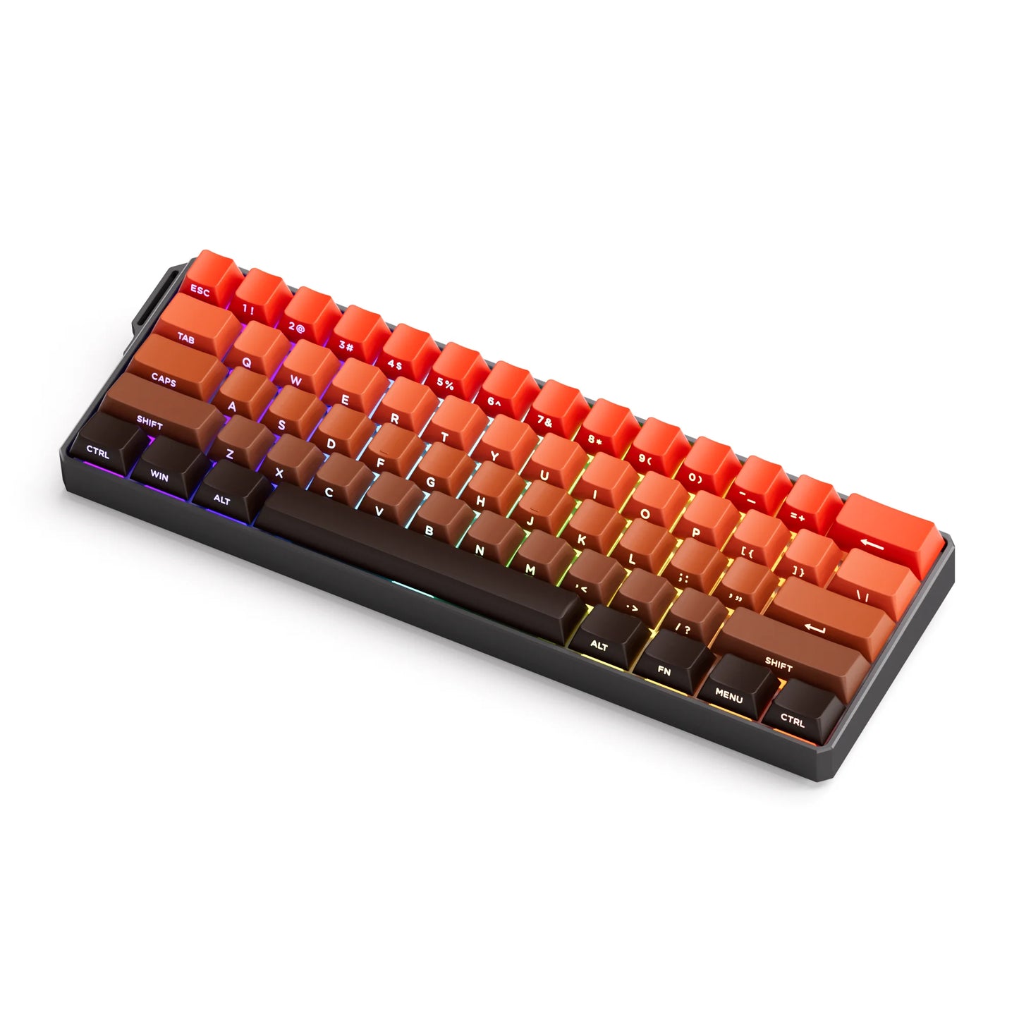 Akko MonsGeek FUN60 Mechanical Keyboard Magnetic Switch 60% Gaming Keyboards Rapid Trigger 0.01mm 8K ARGB HE/TMR Custom Keyboard