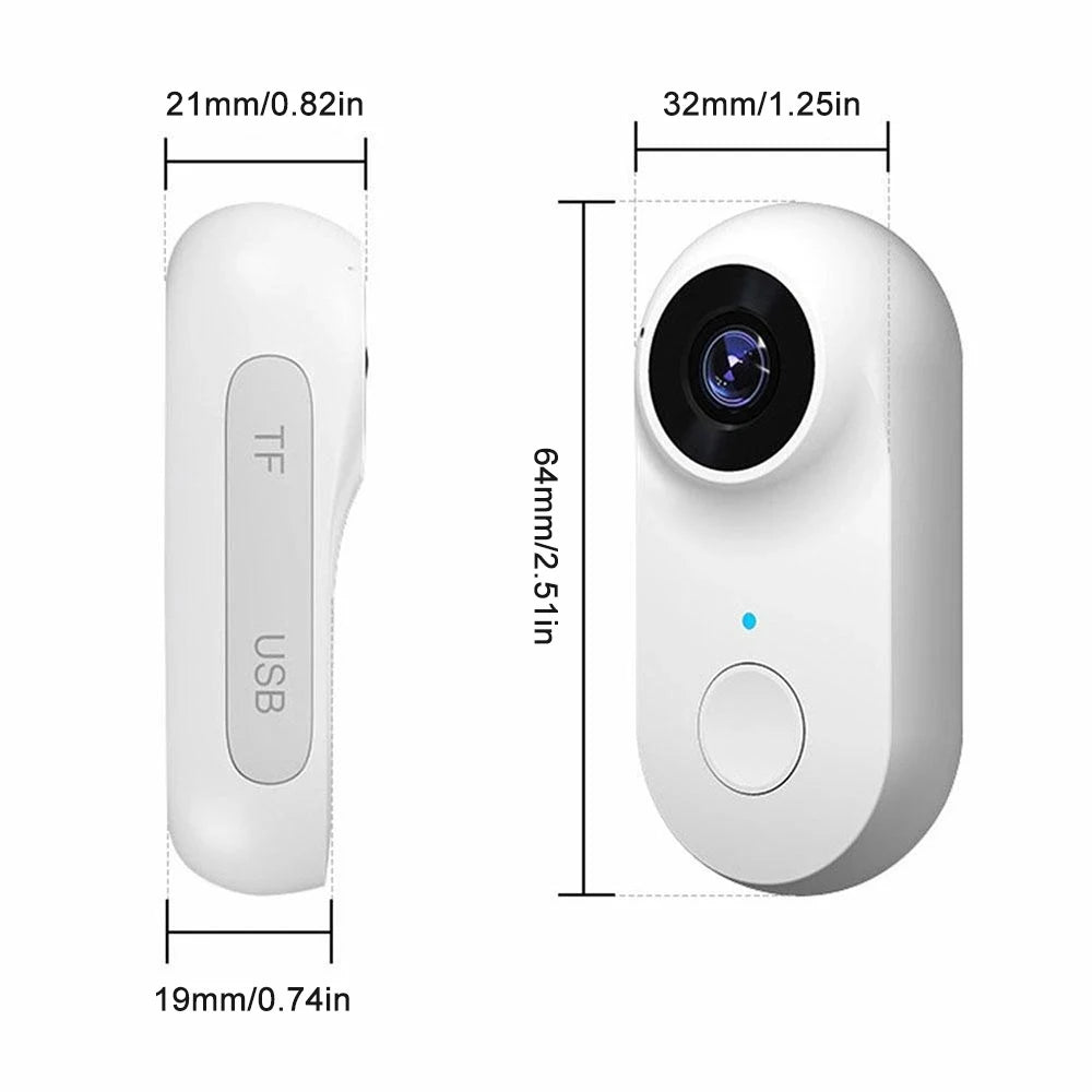 BOBLOV W4 2K Mini Body Camera Wearable 64GB Camera 360°Rotatable Clip & Magnetic Clip 800mAh Battery recording Cam For Outdoors
