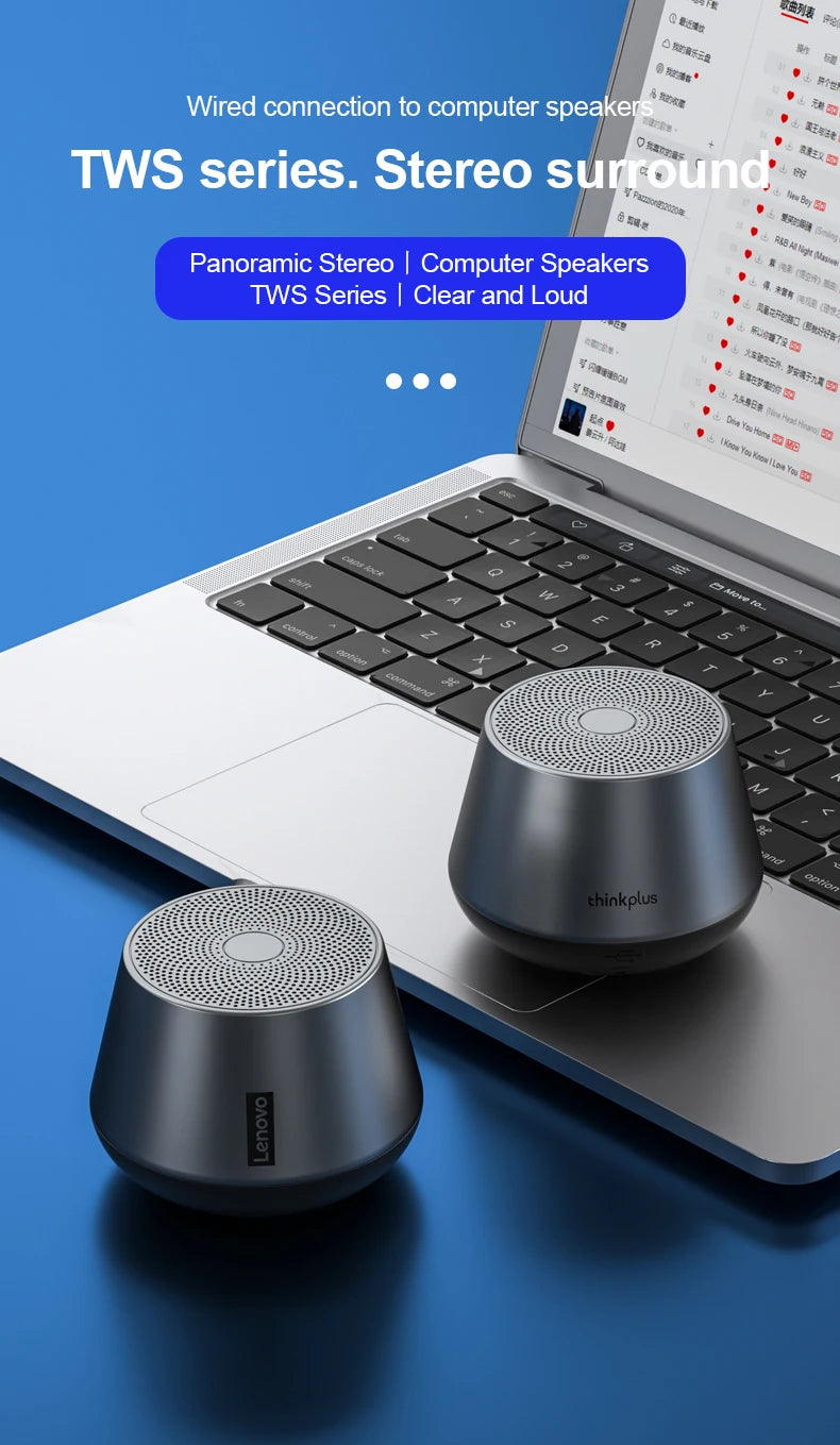 Original Lenovo K3 Pro Bluetooth Wireless Portable Speaker Mini Outdoor Loudspeaker Wireless Column 3D Stereo Music Surround Bas
