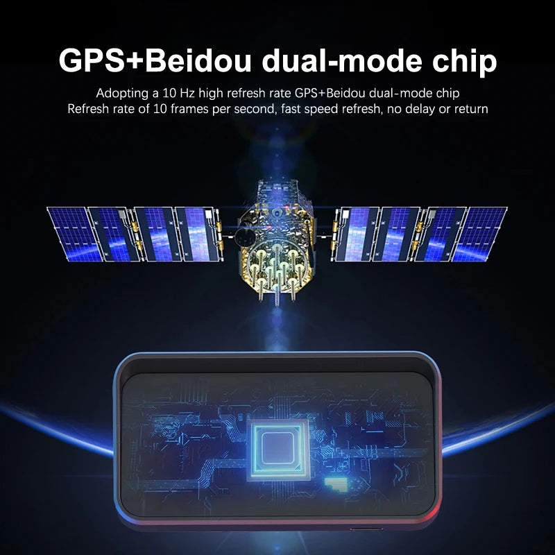 Xiaomi In-vehicle Speedometer HUD Head Up Display Digital Speed Mete GPS Compass Multifunctional Car Windshield Projector NEW