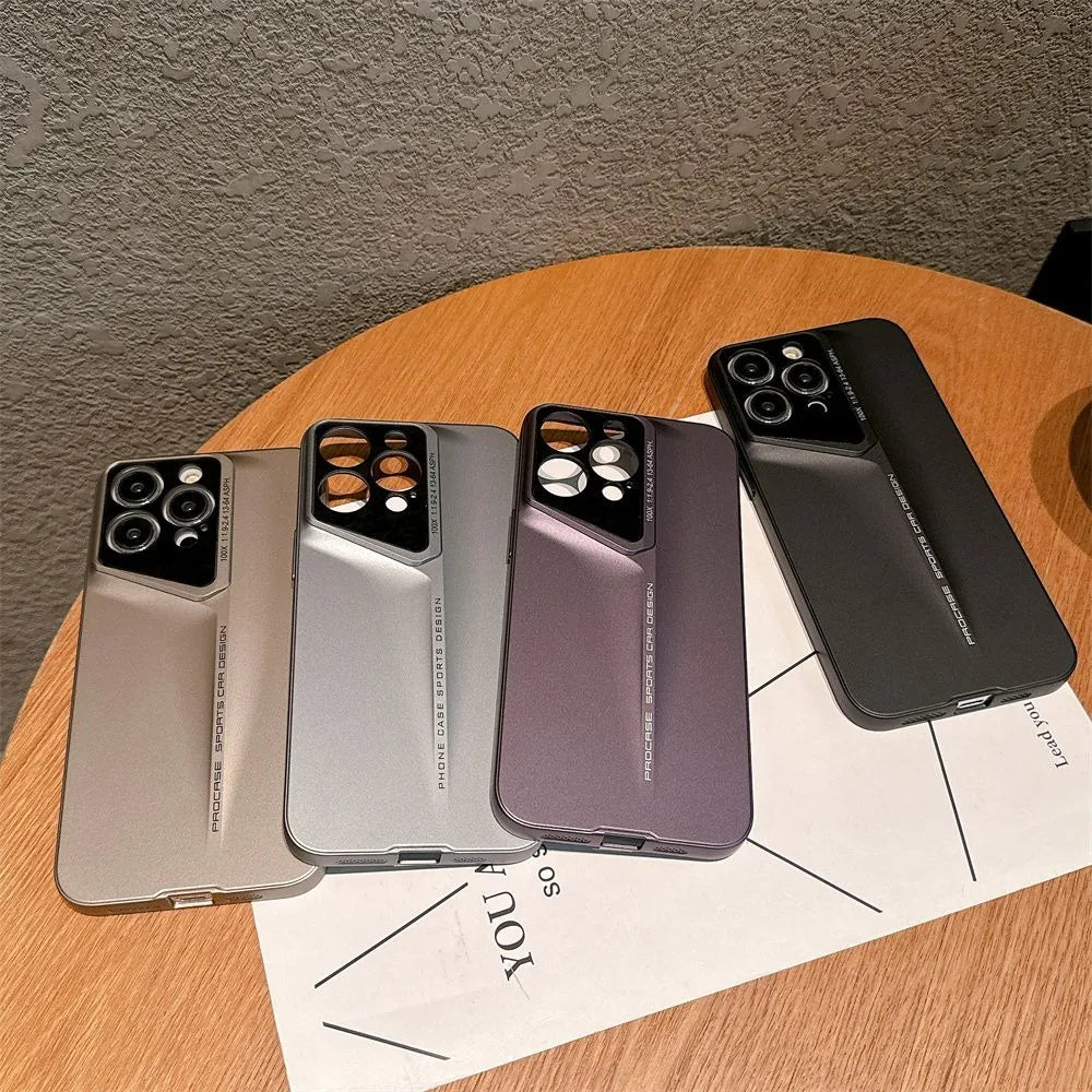 16 ProMax Plus Ultra Thin Matte PC Phone Case for iPhone 15 ProMax 14 15 16 Pro Max 15pro Full Lens Protective Hard Bumper Cover