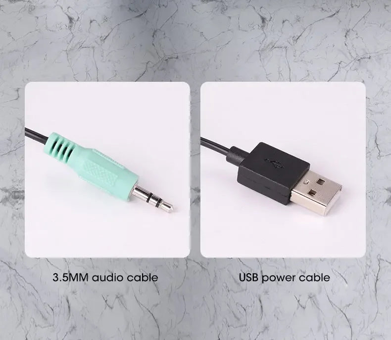 Computer Speaker Bar Stereo Sound Subwoofer Bluetooth Speaker For Macbook Laptop Notebook PC Music Player Wired Loudspeaker
