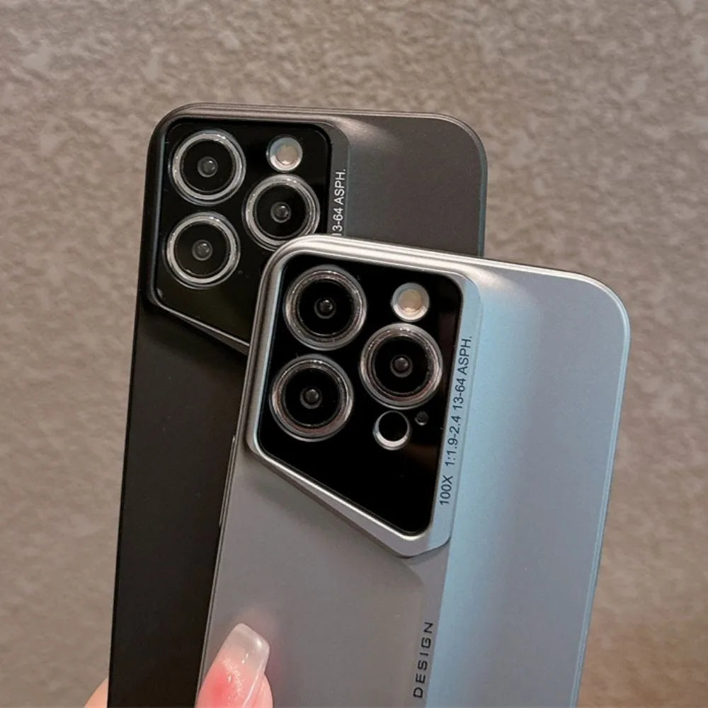 16 ProMax Plus Ultra Thin Matte PC Phone Case for iPhone 15 ProMax 14 15 16 Pro Max 15pro Full Lens Protective Hard Bumper Cover