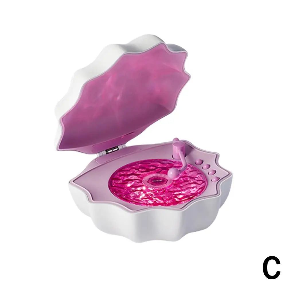 Creative Shell Light Wireless Bluetooth Speaker High-quality Subwoofer Sleeping Desktop Ornaments Romantic Gift For Friends