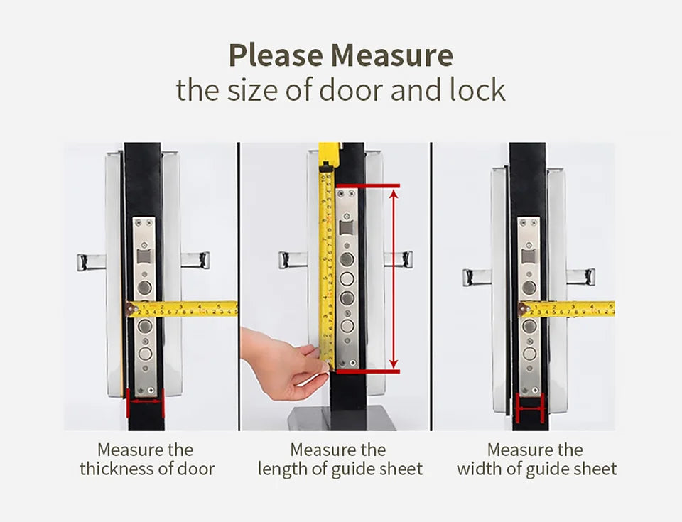 YRHAND H01 Tuya wifi App Unlock fechadura Biometric eletronica digital Waterpoof Fingerprint IC card Smart Door Lock for Home