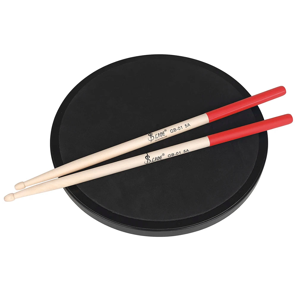 5A 7A Drum Sticks Professional Maple Drumsticks Non-slip Rubber Grip Colorful Drumsticks Percussion Instrument Accessories