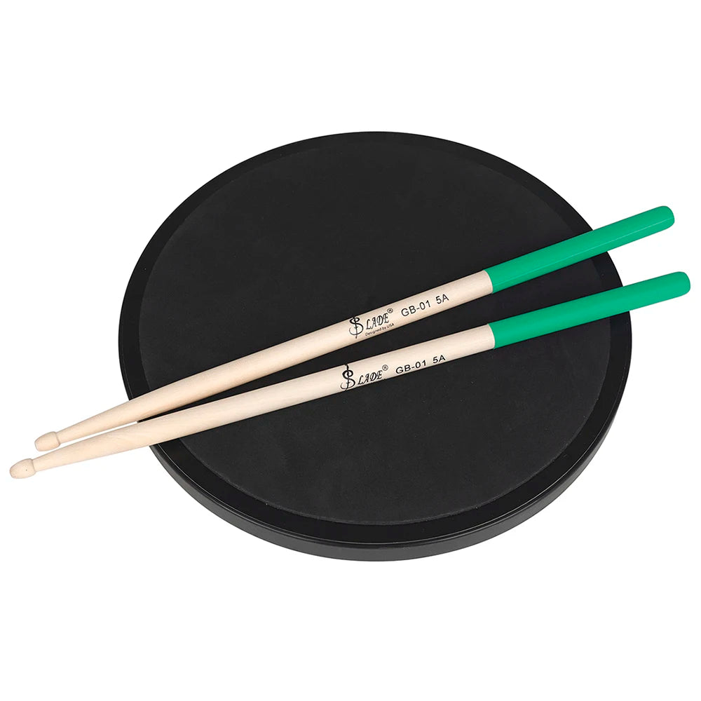 5A 7A Drum Sticks Professional Maple Drumsticks Non-slip Rubber Grip Colorful Drumsticks Percussion Instrument Accessories