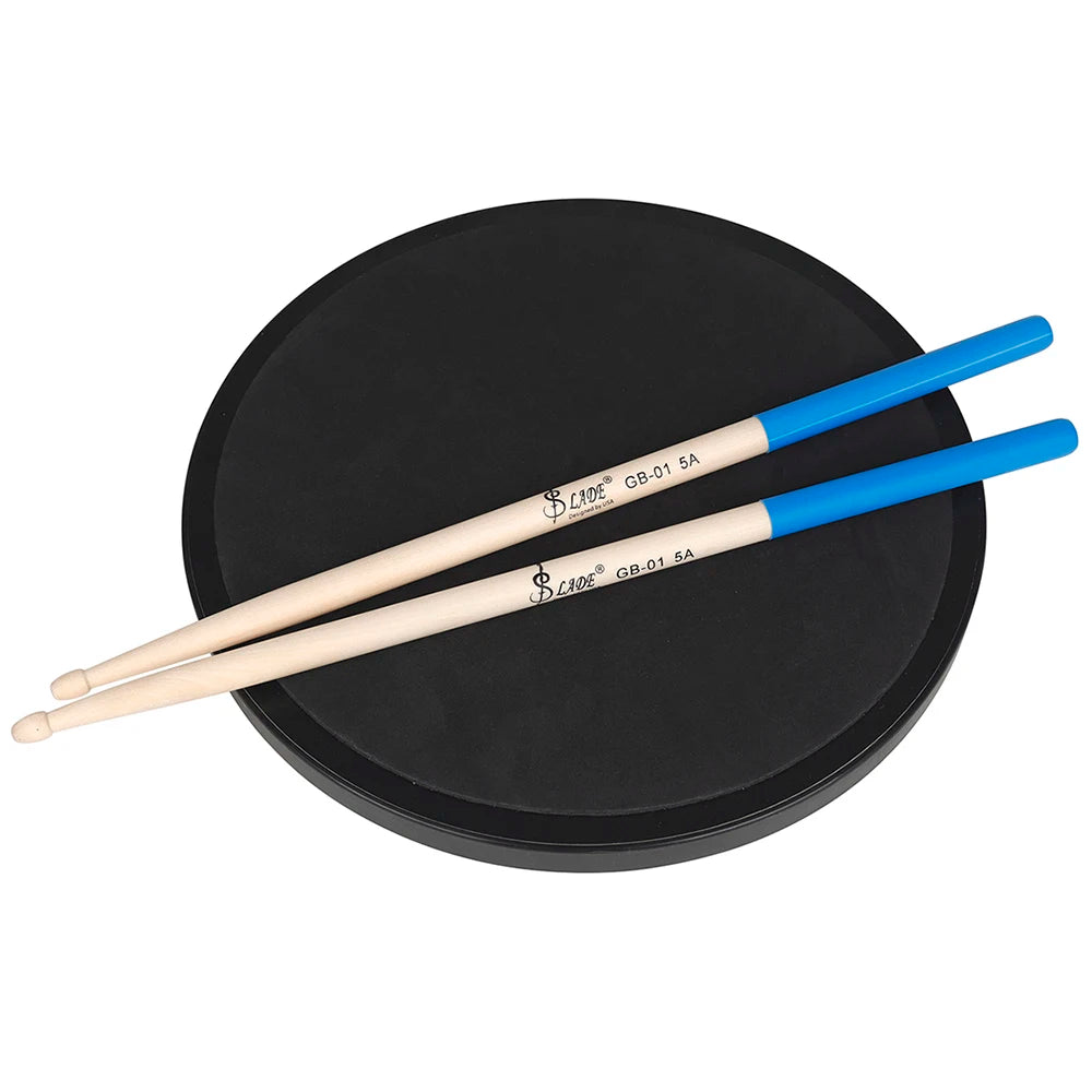 5A 7A Drum Sticks Professional Maple Drumsticks Non-slip Rubber Grip Colorful Drumsticks Percussion Instrument Accessories