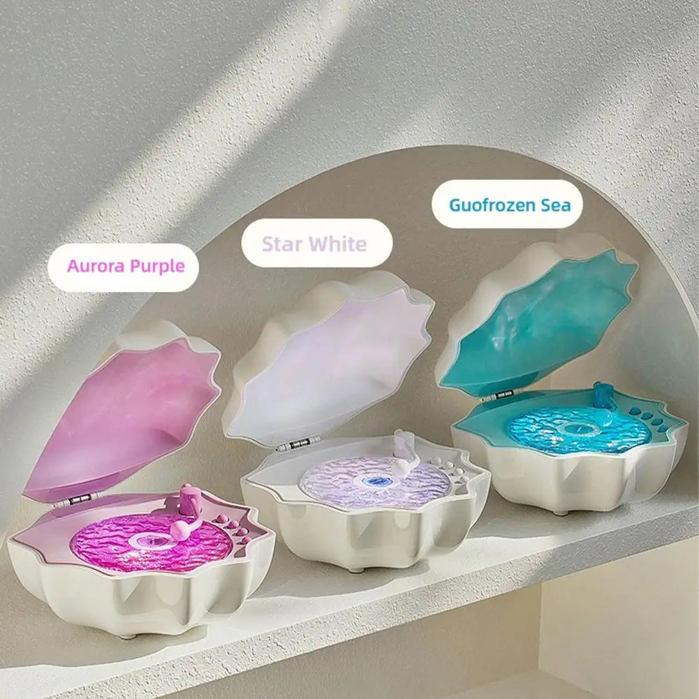 Creative Shell Light Wireless Bluetooth Speaker High-quality Subwoofer Sleeping Desktop Ornaments Romantic Gift For Friends