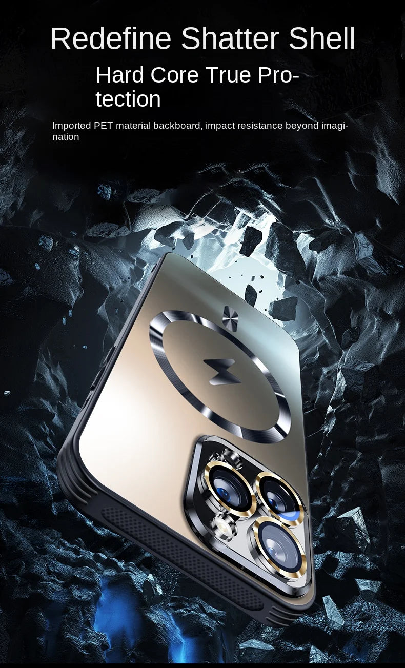 Latest Magnetic and Heat Dissipating iPhone 16 15 14 13 Pro Max plus Case – Full Coverage