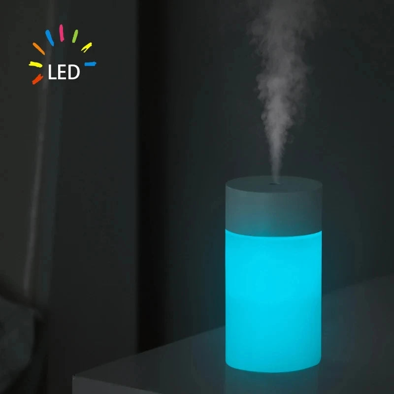 Luminous Humidifier Household Desktop Small Water Supplement Spray Air Humidification Usb Car Portable Night Light 260ml