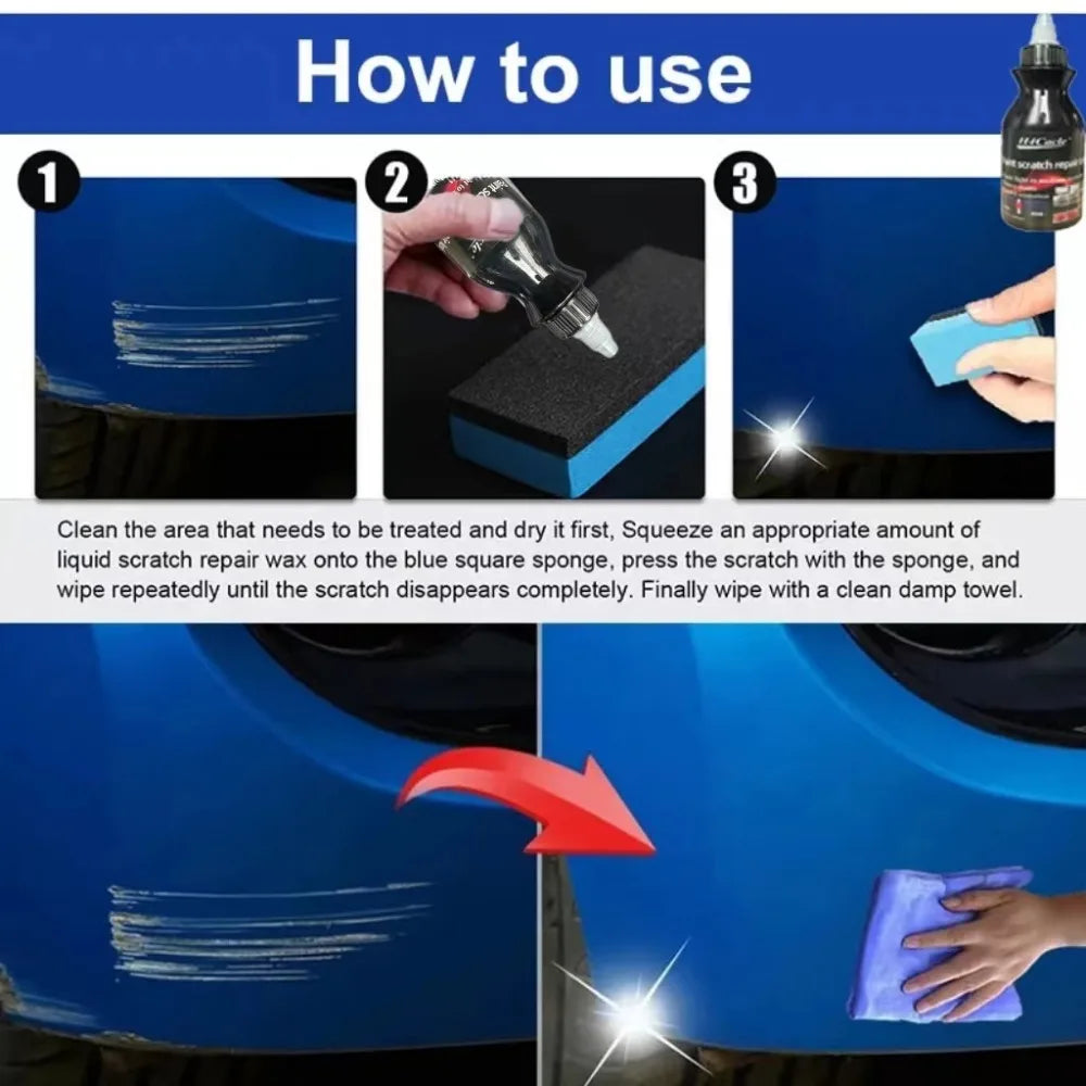 Car Scratch Remover Paint Care Tools Auto Swirl Remover Scratches Repair Polishing Auto Body Grinding Compound Anti Scratch Wax