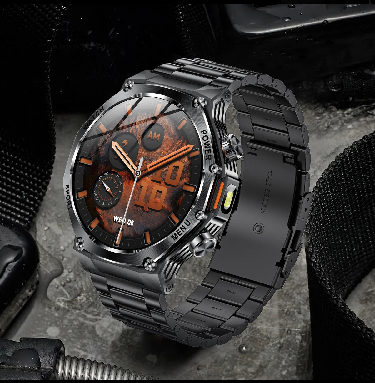 LIGE New Smart Watch Men 800mAh Ultra Long Battery Life Waterproof Outdoor Sport Watches Bluetooth Call Military Smartwatch 2025