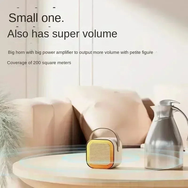 Altavoz K12 con micrófono, dispositivo con Bluetooth integrado, al aire libre transmisión en vivo, karaoke en casa, gran oferta
