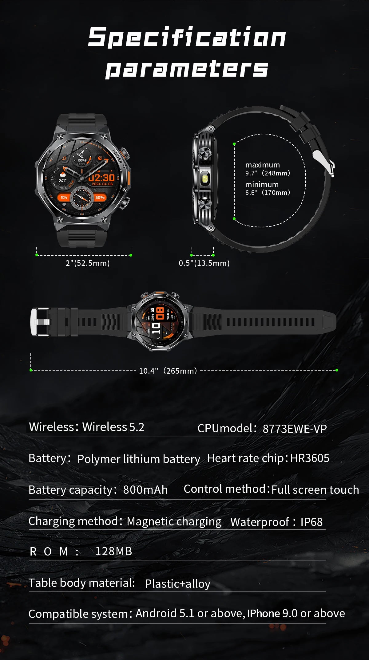 LIGE New Smart Watch Men 800mAh Ultra Long Battery Life Waterproof Outdoor Sport Watches Bluetooth Call Military Smartwatch 2025