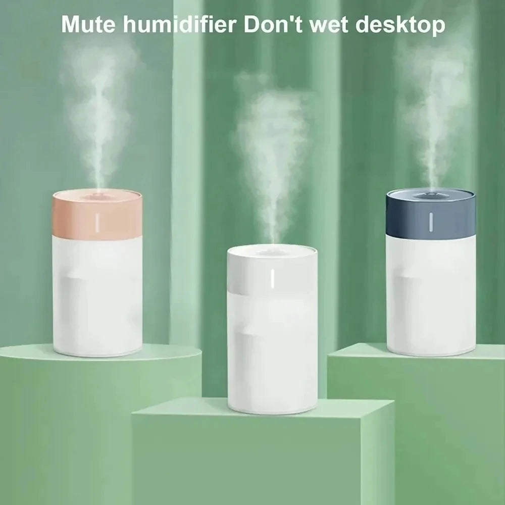 Luminous Humidifier Household Desktop Small Water Supplement Spray Air Humidification Usb Car Portable Night Light 260ml