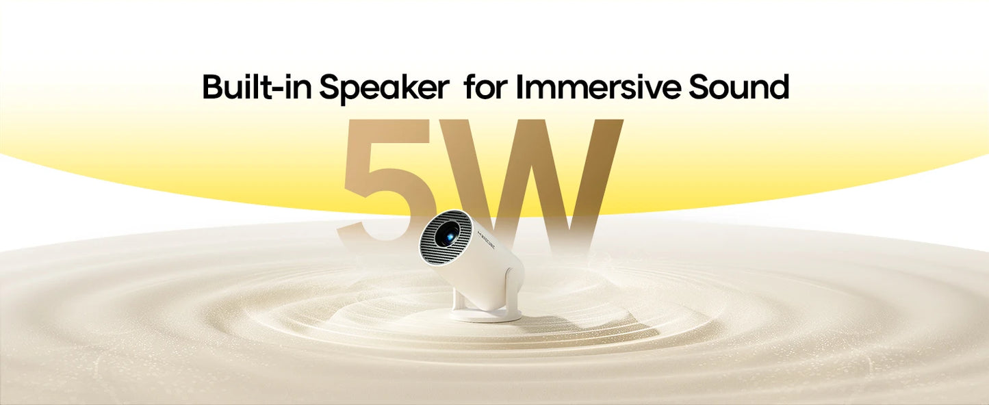 Transpeed 4K Wifi6 HY300 Pro Projector Android 11 290 ANSI Dual WIFI Allwinner H713 BT5.0 720P Home Cinema Outdoor Portable