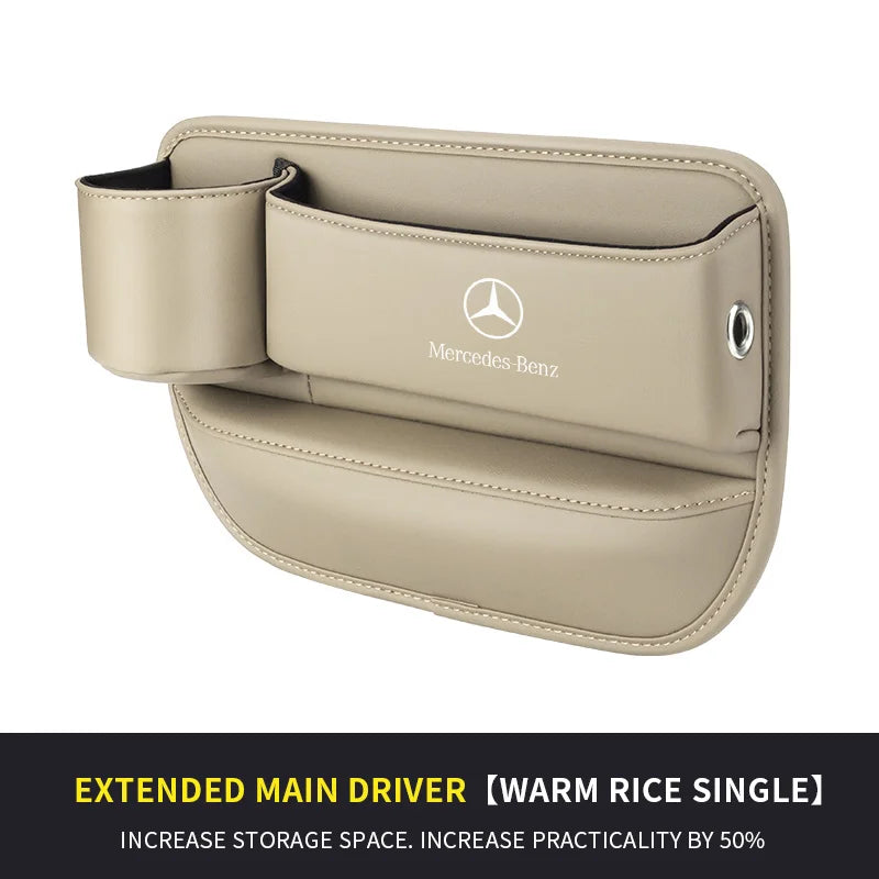 For Mercedes-Benz A B C E S V R-Class A45 C43 CLA GLA GLB GLC SLK SL Car Seat Gap Multifunction Storage Box Seat Gap Cup Holder