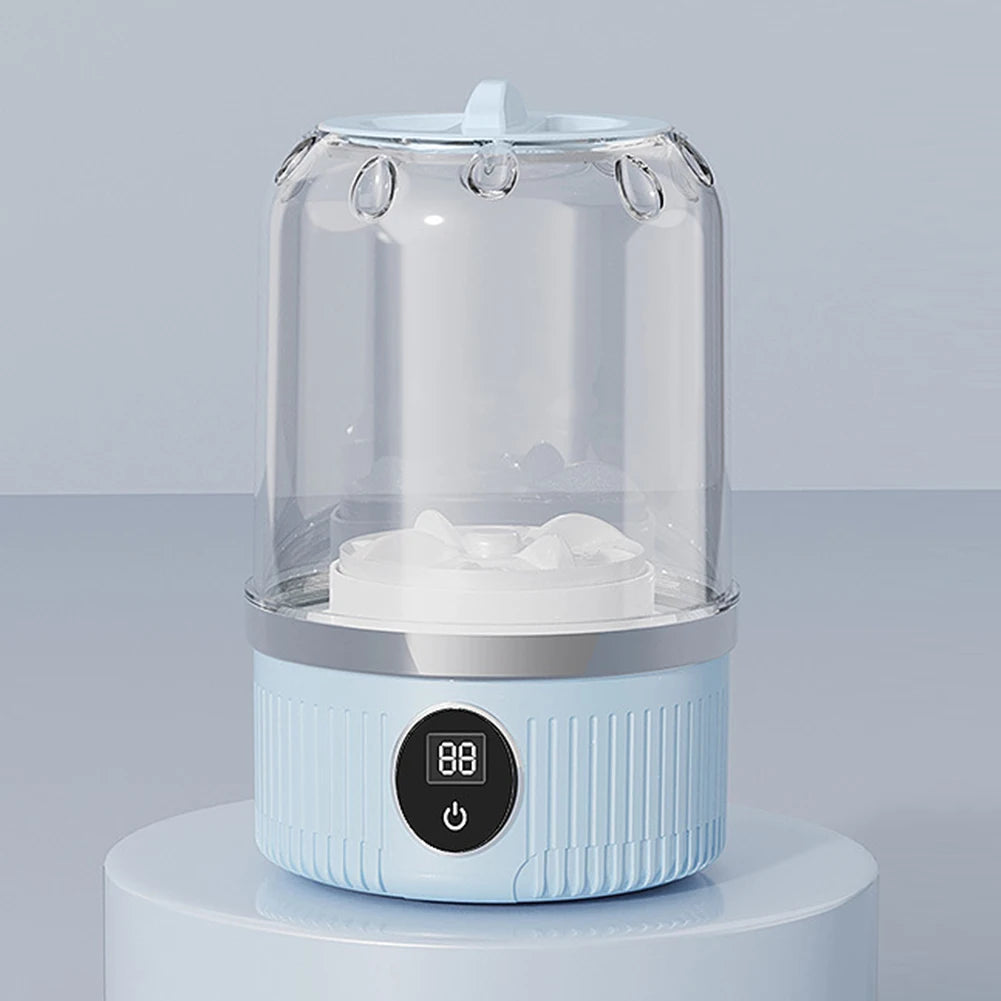 Portable Underwear Cleaner Wireless Washing Machine Mini Socks Washing Machine 2-speed Time Special Washer for Travel Home