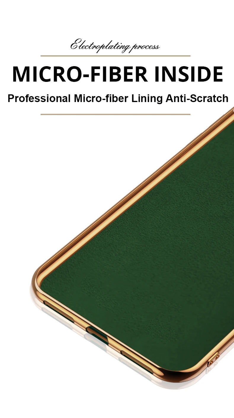 Plating Metal Ring Holder Phone Case For Samsung Galaxy S24 S22 S23 Ultra S21 FE S20 Plus A15 A52 A25 A53 A55 Note 20 Back Cover