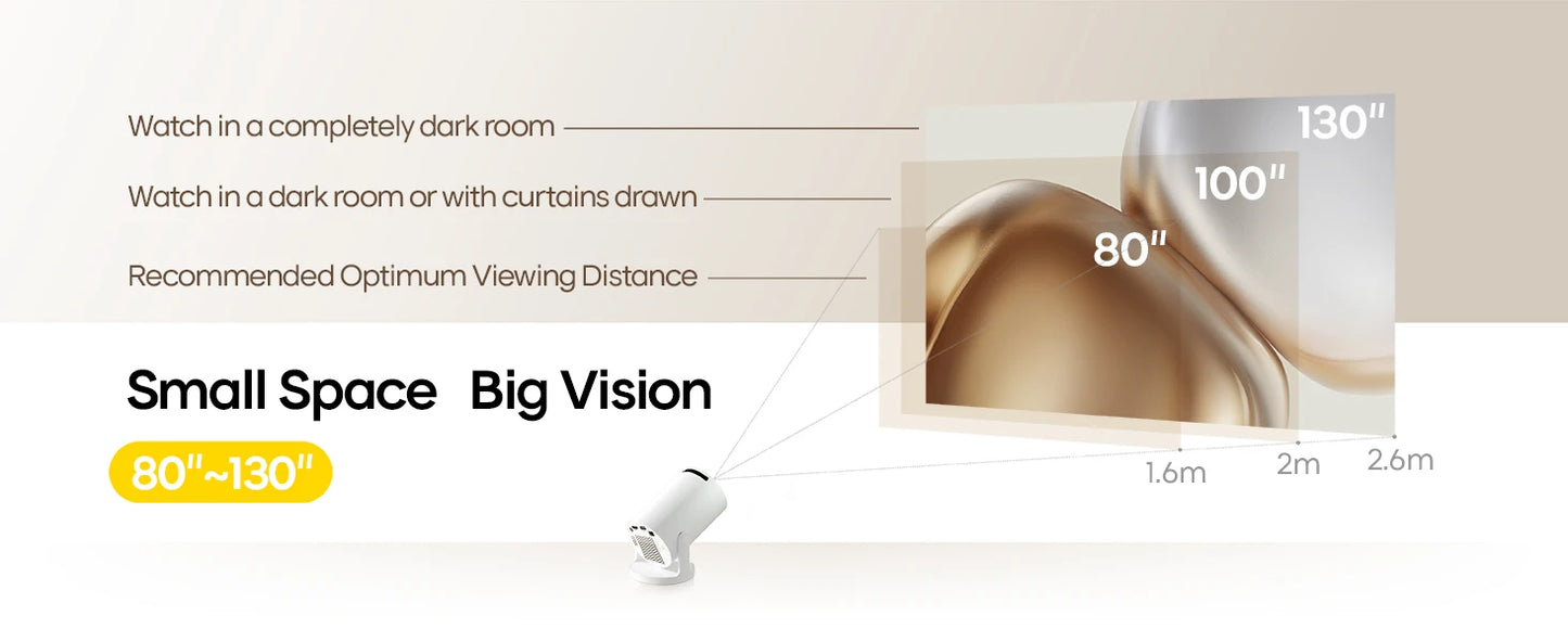 Transpeed 4K Wifi6 HY300 Pro Projector Android 11 290 ANSI Dual WIFI Allwinner H713 BT5.0 720P Home Cinema Outdoor Portable
