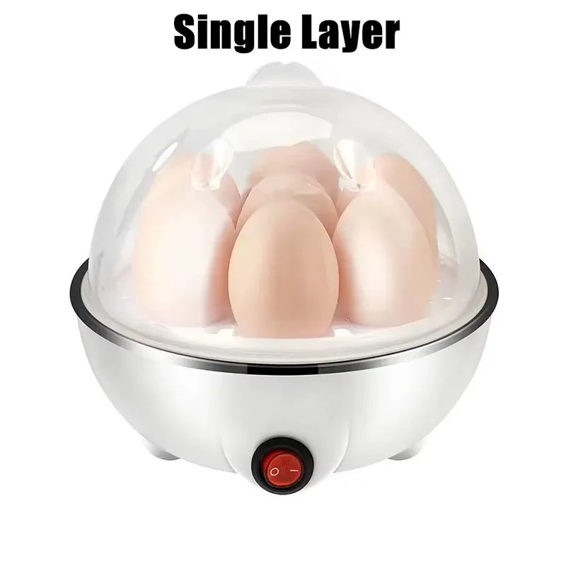 Multifunctional Electric Egg Cooker Automatic Egg Boiler 7 Eggs Mini Egg Streamer Kitchen Breakfast Machine Mini Egg Boiler