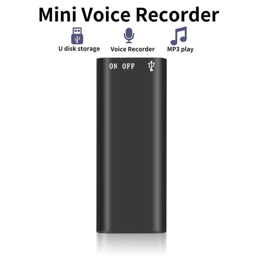 Portable Mini USB Pen 8GB 16GB 32GB Digital Audio Voice Recorder Mp3 Player 192Kbps Recording