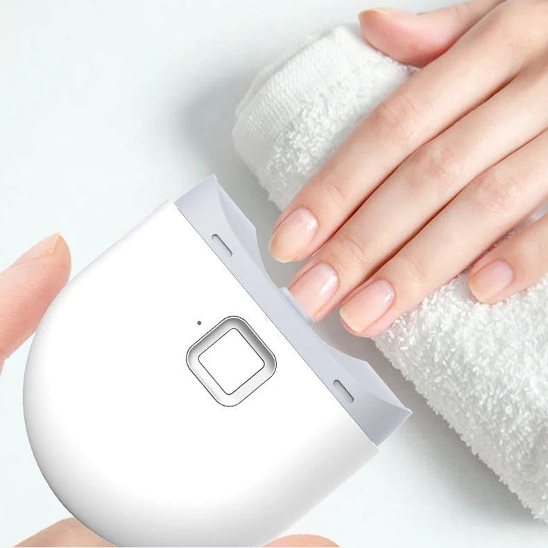 Xiaomi Youpin USB Electric Nail Clipper With LED Light Automatic Nail Grinder Trimmer Finger Toe Mini Portable Manicure Tools