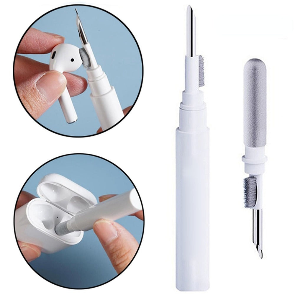 Earbuds Cleaning Pen for Earbuds Portable 3 in 1 Wireless Earphone Case Cleaning Tools Kit Cleaning Brush