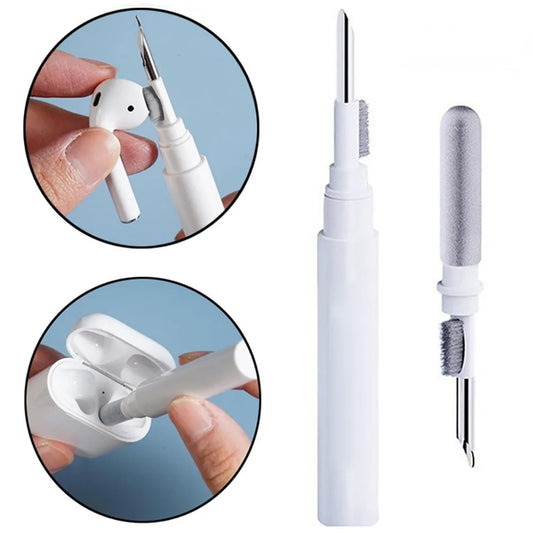 Earbuds Cleaning Pen for Earbuds Portable 3 in 1 Wireless Earphone Case Cleaning Tools Kit Cleaning Brush