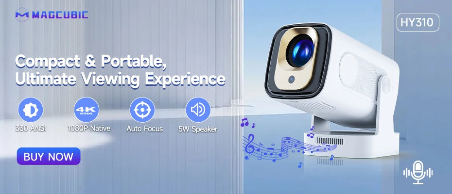 Transpeed 4K Wifi6 HY300 Pro Projector Android 11 290 ANSI Dual WIFI Allwinner H713 BT5.0 720P Home Cinema Outdoor Portable