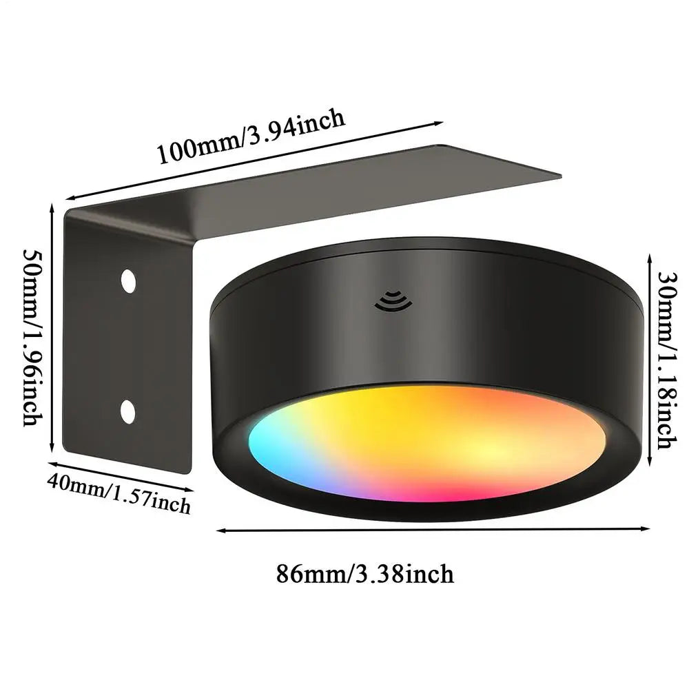 2pcs Picture Lights LED Magnetic Art Display Light Battery Operated Magnetic Dimmable Painting Spotlight With 13 Lighting Modes