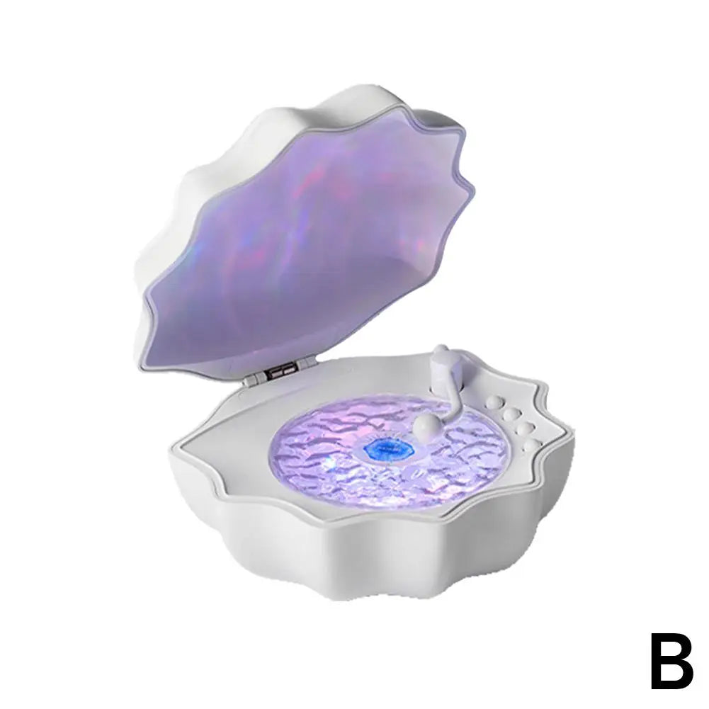 Creative Shell Light Wireless Bluetooth Speaker High-quality Subwoofer Sleeping Desktop Ornaments Romantic Gift For Friends