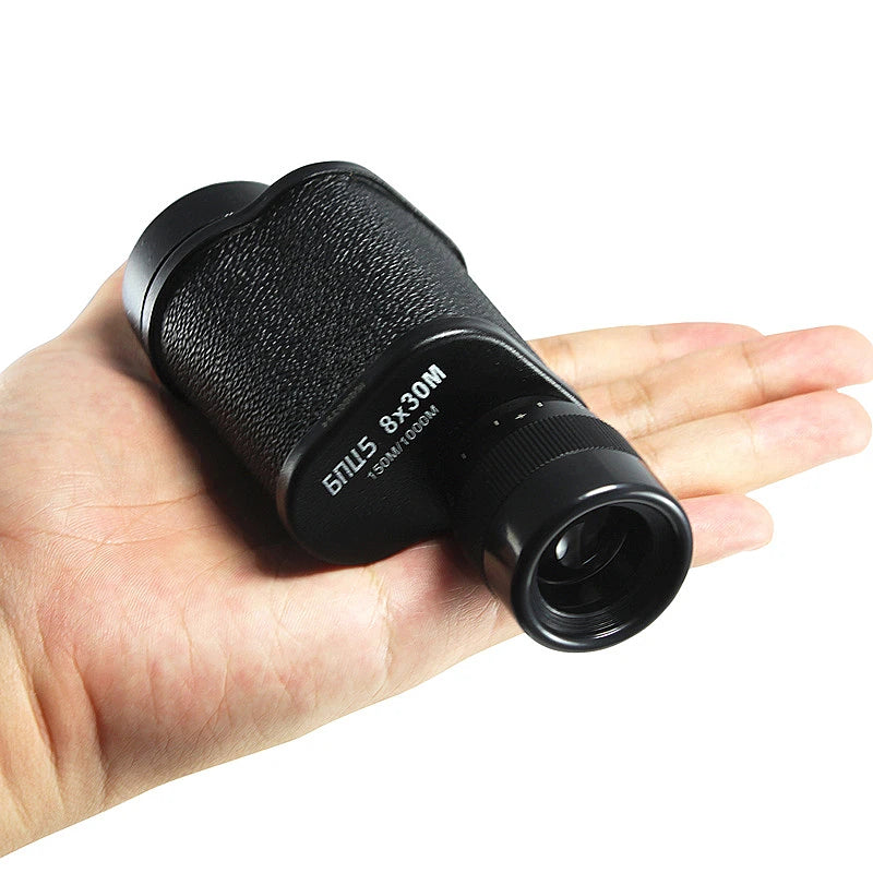 Metal 12X45 Russian Military Monocular HD High Quality Portable Mini Telescope Captain Caribbean Pirates Spyglass Binoculars