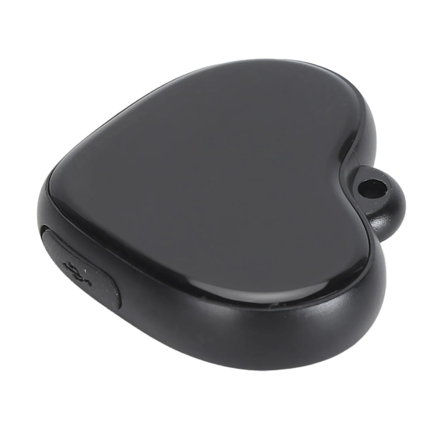 Audio Recorder Heart Pendant Shape Multipurpose Noise Reduction Voice Activated Voice Recorder with Headphones for Lecture