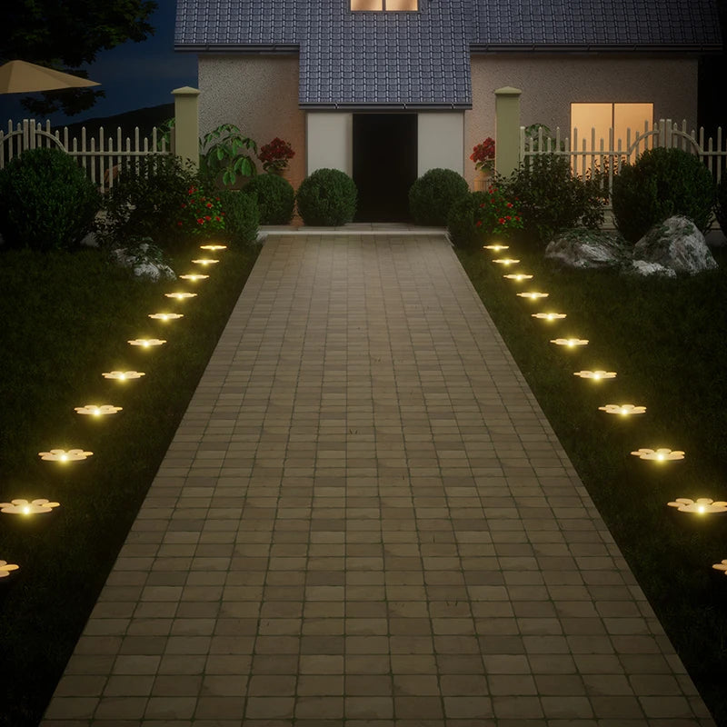 4PCS Dog Claw Solar Outdoor Light LED Energy Saving Lawn Lamp Animal Landscape Lighting for Garden Patio Stairway Camping Decor