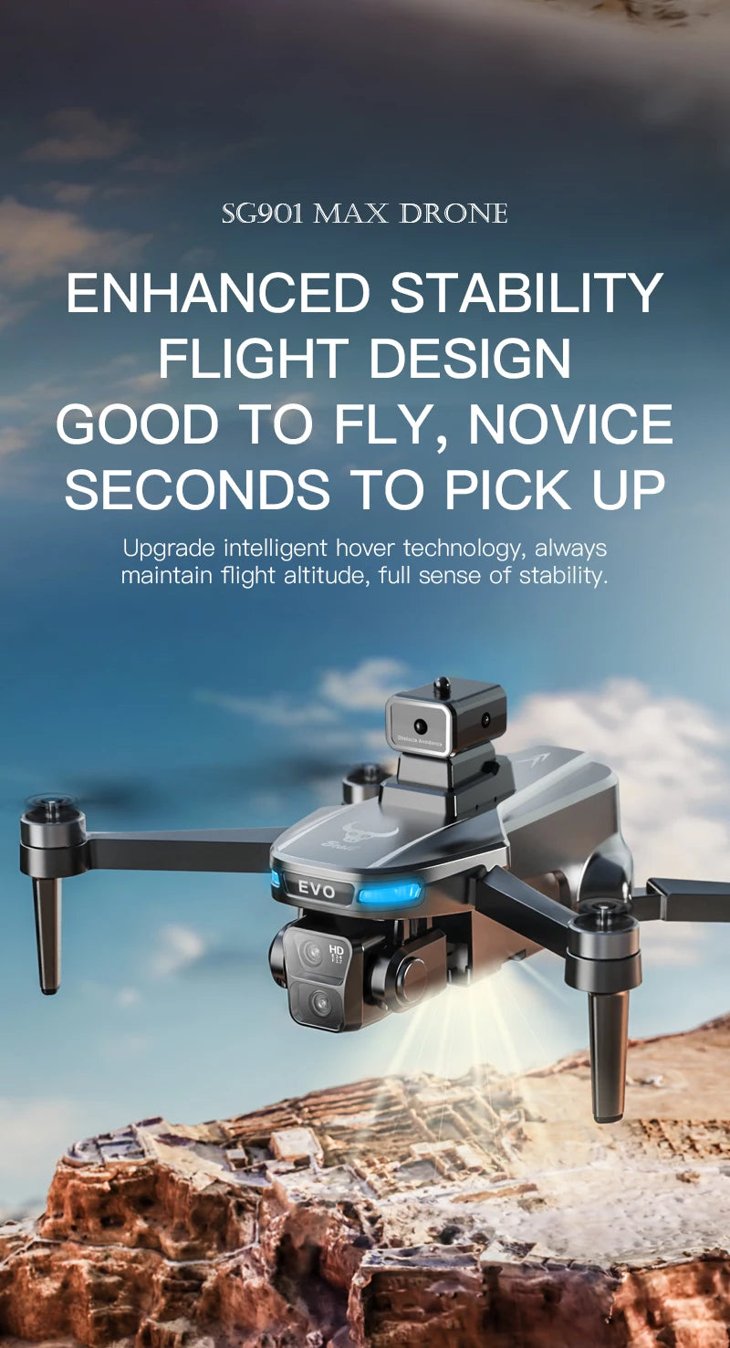 Xiaomi SG901 MAX GPS Drone Professional 8K Aerial HD Avoiding Obstacle with Large Screen Remote Control Folding Brushless Drone