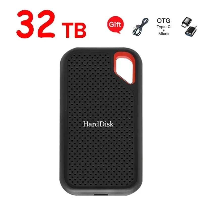 2025 Original SSD Hard Disk 1TB External Hard Drive 2TB Mobile Drive Hard Disk High Speed  for Laptop/Computer/PC ssd 2tb