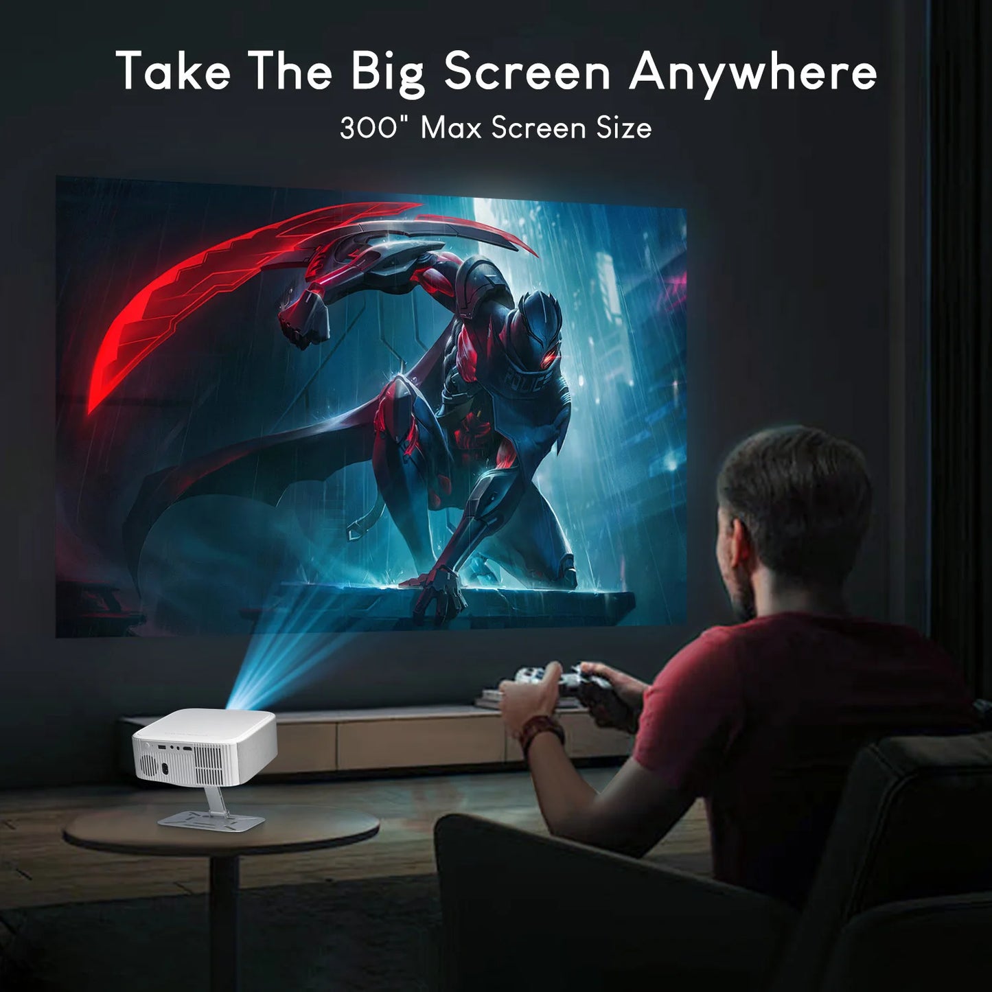Salange Netflix Projector P92MAX Smart Android 13 1080P BT5.2 WiFi6 12000L Electronic Focus Auto Keyston 4K Movie HD Home Cinema