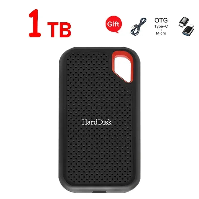 2025 Original SSD Hard Disk 1TB External Hard Drive 2TB Mobile Drive Hard Disk High Speed  for Laptop/Computer/PC ssd 2tb