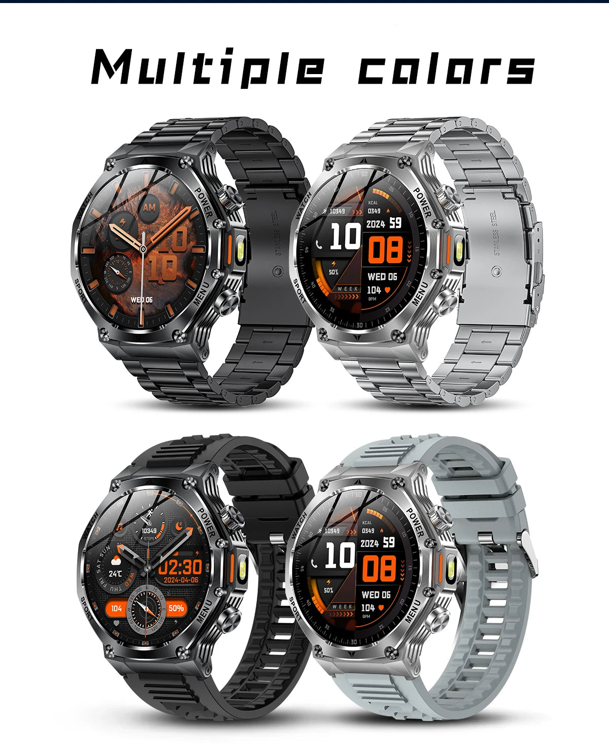 LIGE New Smart Watch Men 800mAh Ultra Long Battery Life Waterproof Outdoor Sport Watches Bluetooth Call Military Smartwatch 2025