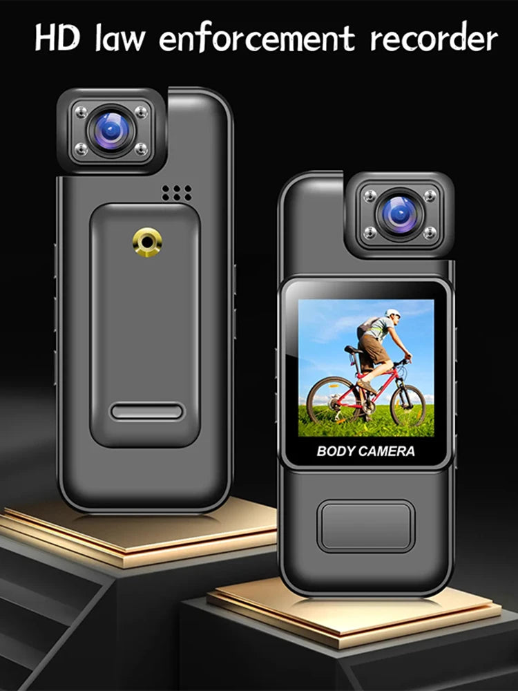 4K HD WiFi Mini Camera Portable Digital Video Recorder Color Screen Wearable Camera Night Vision Police Cam Small Bike Camcorder