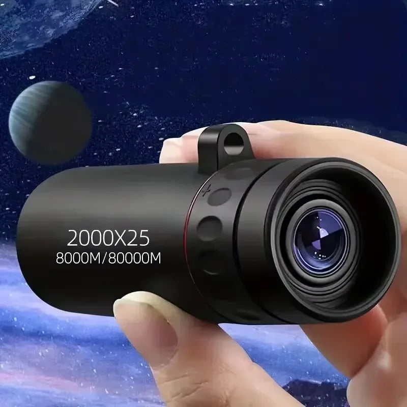Xiaomi 2000x25 Hd Monocular Telescope Mini Portable Design Ideal For Camping, Hunting Birdwatching Lightweight Outdoor Telescope